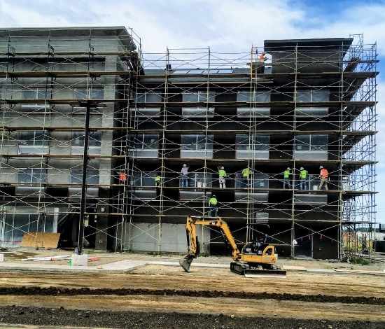 Construction site in Central Washington